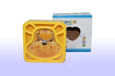 TEENIE WEENIE SQUARE ALARM CLOCK YELLOW/PINK/BLUE - HP1015098