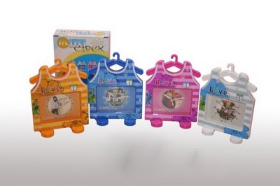 HANGER VEST ALARM CLOCK YELLOW/BLUE/PLUM/WHITE - HP1015125