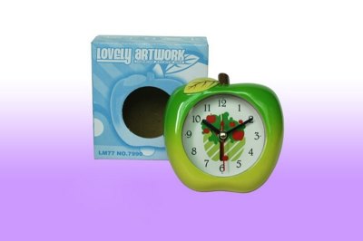 TWO-TONE APPLE ALARM CLOCK - HP1015184