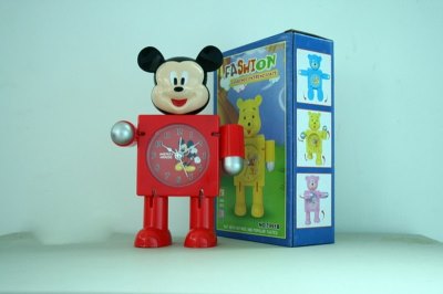 MICKY ROBOT ALARM CLOCK RED - HP1015187