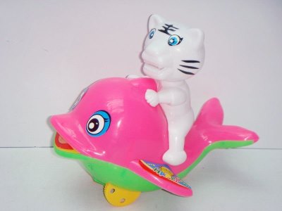 PULL LINE DOLPHIN W/TIGER & JOW 2ASST.3COLOR - HP1015220