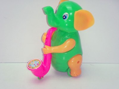 PULL LINE ELEPHANT W/SAX 3COLOR - HP1015222