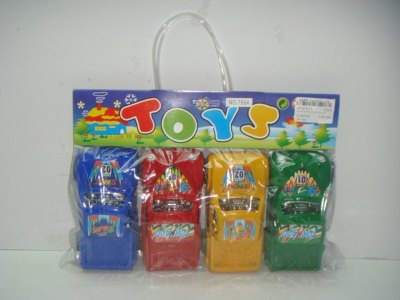 4PCS FRICTION RACING CAR W/PAINTING 2ASST. - HP1015279