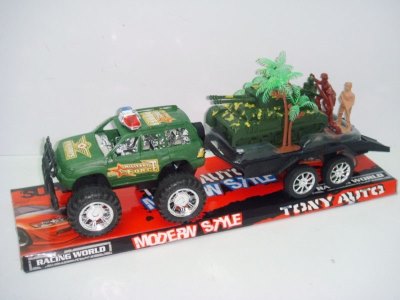 FRICTION CAR W/TANK & SOLDIER - HP1015361