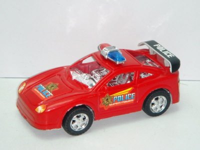 PULL BACK POLICE CAR  RED/BLACK/BLUE - HP1015362