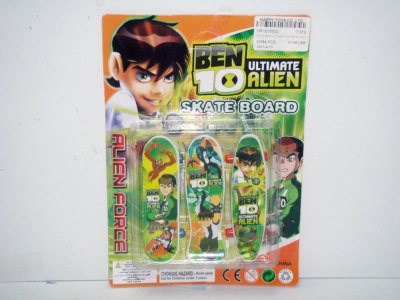3PCS BEN10 FINGER SKATE BOARD - HP1015620