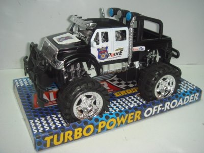 FRICTION POLICE CAR W/MUSIC & LIGHT - HP1015628