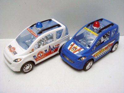PULL BACK POLIC CAR RED/BLUE/WHITE - HP1015651