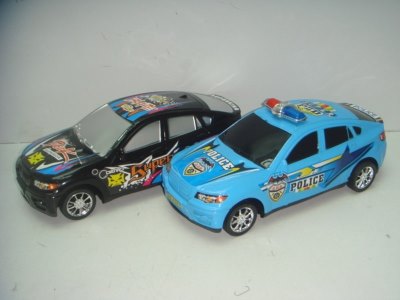 FRICTION POLICE CAR WHITE/BLUE/BLACK - HP1015660