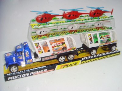 FRICTION TRUCK W/PLANE & CAR - HP1015665