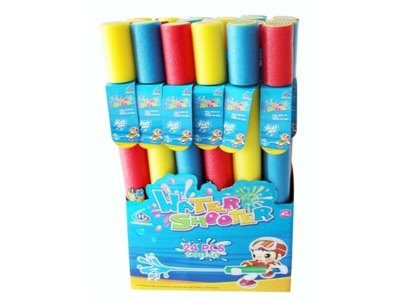 EVA WATER GUN 24PCS/DISPLAY BOX RED/YELLOW/BLUE - HP1015744