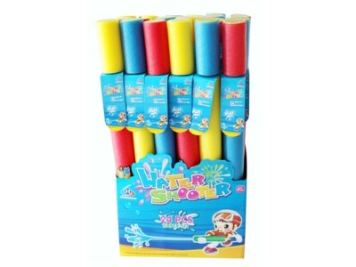 EVA WATER GUN 24PCS/DISPLAY BOX RED/YELLOW/BLUE - HP1015745