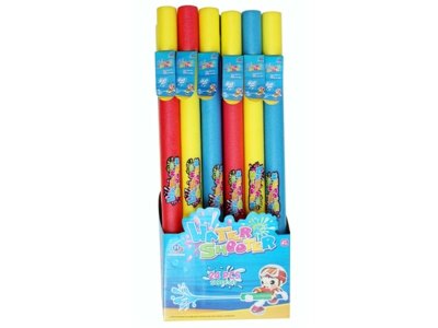 EVA WATER GUN 24PCS/DISPLAY BOX RED/YELLOW/BLUE - HP1015746