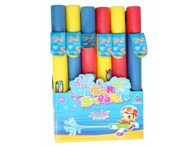 EVA WATER GUN 24PCS/DISPLAY BOX RED/YELLOW/BLUE - HP1015753