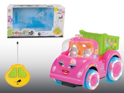 2FUNCTION R/C CAR W/LIGHT & MUSIC (TRANSPARENT TIRE) - HP1015999