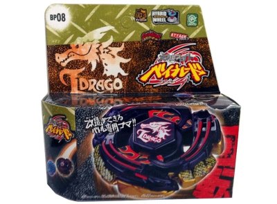 ALLOY TOP W/BLACK DRAGON & LAUNCHER(JAPAN PACKING) - HP1016056