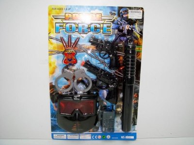 POLICE SET W/BULLET GUN & SHOOTING GUN - HP1016125