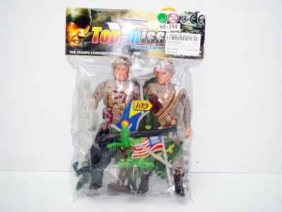 3ASST.SOLDIER CAMOUFLAGE 2PCS - HP1016190