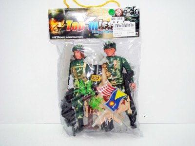3ASST.SOLDIER CAMOUFLAGE 2PCS - HP1016193