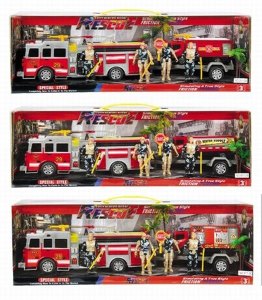 FRICTION FIRE FIGHTING SET 3ASST. - HP1016379