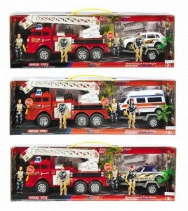 FRICTION FIRE FIGHTING SET 3ASST. - HP1016384