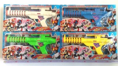 B/O GUN W/ELECTRIFY GREEN/BLUE/YELLOW/WHITE - HP1016551