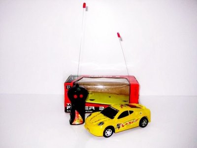 TWO FUNCTION R/C CAR RED/YELLOW/SILVER - HP1016569