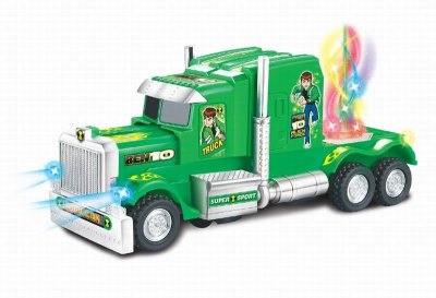 BEN10 TRANSFORMER DRAG CAR HEAD RED/BLUE - HP1016663