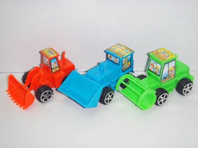 PULL BACK CONSTRUCTION CAR3ASST.YELLOW/BLUE/GREEN/ORANGE - HP1016993