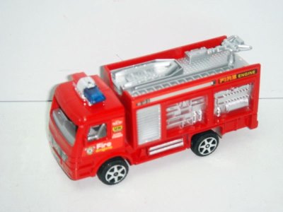 PULL BACK FIRE TRUCK RED/ORANGE - HP1017077