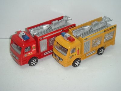 2PCS PULL BACK FIRE TRUCK RED/ORANGE - HP1017078