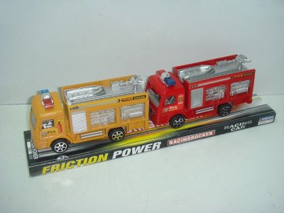 2PCS PULL BACK FIRE TRUCK RED/ORANGE - HP1017079