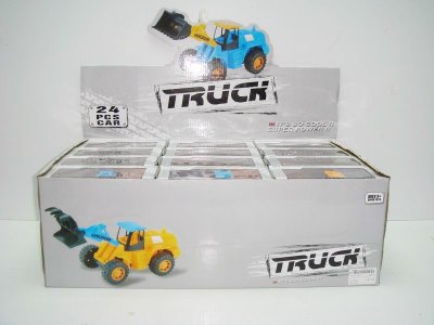 FRICTION CONSTRUCTION TRUCK 4ASST.24PCS DISPLAY BOX - HP1017167