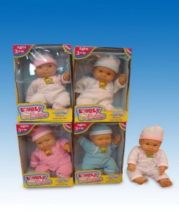 23CM SIT DOLL W/4IC(MAMA & PAPA & CRY & LAUGH) - HP1017175