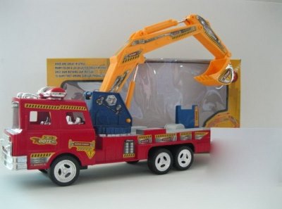 FRICTION CONSTRUCTION CAR YELLOW/BLUE/RED - HP1017215
