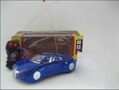 2 FUNCTION R/C CAR W/LIGHT RED/YELLOW/BLUE  - HP1017226