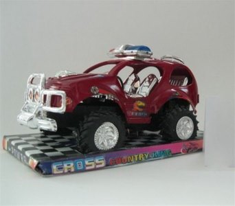 FRICTION POLICE CAR SILVER/RED/BLACK/BLUE - HP1017227