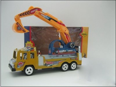 FRICTION CONSTRUCTION CAR YELLOW/BLUE/RED - HP1017232