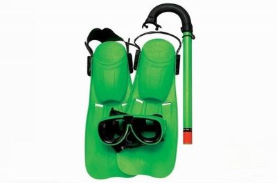 SWIMMING SET (SWIMMING GOGGLES & SWIMMING FINS & TUBULARIS) - HP1017354