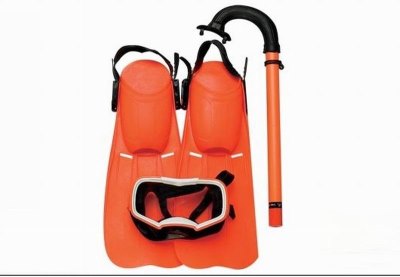 SWIMMING SET (SWIMMING GOGGLES & SWIMMING FINS & TUBULARIS) - HP1017355