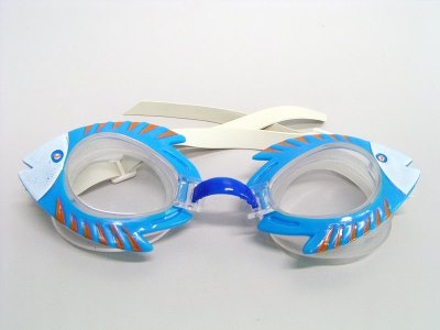 CHILDREN SWIMMING GOGGLES (FISH SHAPE)GREEN/ORANGE/BLUE/YELLOW - HP1017421
