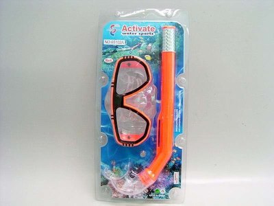 SWIMMING SET(YOUTH)SWIMMING GOGGLES & SWIMMING TUBES GREEN/ORANGE/BLUE/YELLOW - HP1017433