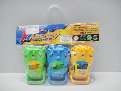 PULL BACK CAR BLUE/YELLOW/GREEN - HP1017457