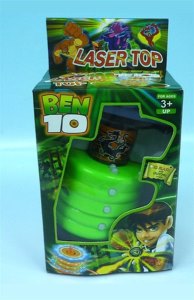 BEN10 TOP W/32 FLASHING LIGHT & MUSIC & INFRARED (GREEN) - HP1017495