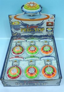 TOP W/32 FLASHING LIGHT & MUSIC (6PCS/DISPLAY BOX) - HP1017521