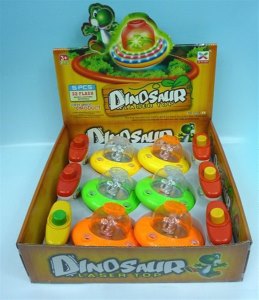 DINOSAUR TOP W/32 FLASHING LIGHT & MUSIC (6PCS/DISPLAY BOX) - HP1017529