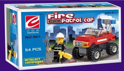 FIRE CONTROL CAR BUILDING BLOCK 54PCS - HP1017548