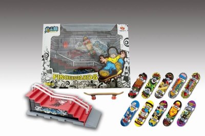 FINGER SKATE BOARD SET 10ASST. - HP1017557