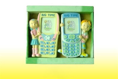 CELLPHONE SHAPE PHOTO FRAME BLUE/GREEN/YELLOW/PINK - HP1017579