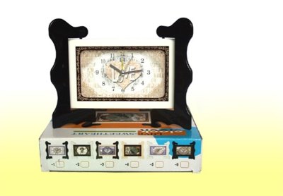 SCREEN SHAPE ALARM CLOCK WHITE/YELLOW/BROWN/BLACK - HP1017588